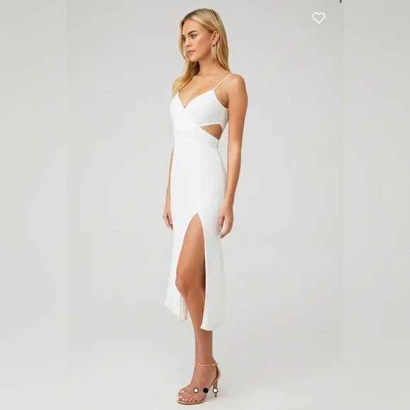 Saylor harmonie white sequin dress - Picture 2 of 10